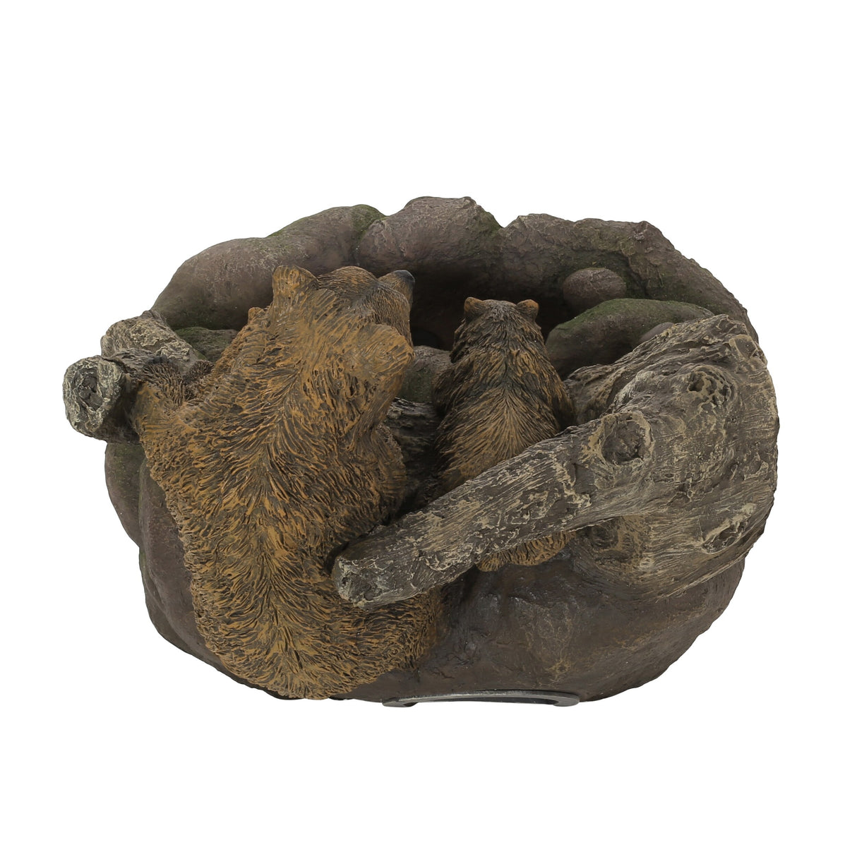 Callan Outdoor Outdoor Bear Family Fountain by Christopher Knight Home