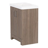 Callen 24" 2-Door Bathroom Vanity With White Sink Top