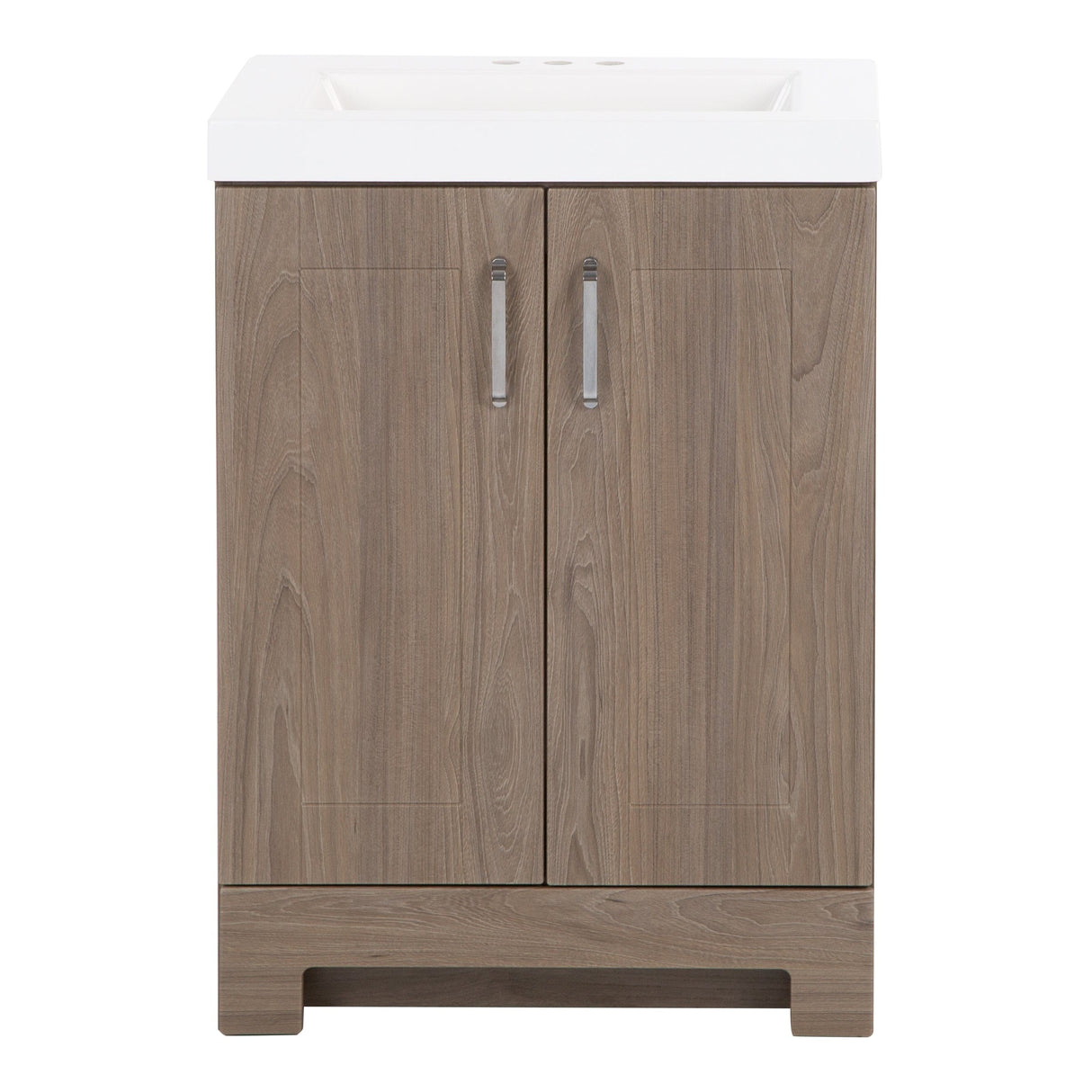 Callen 24" 2-Door Bathroom Vanity With White Sink Top