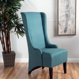Callie High-back Fabric Dining Chair by Christopher Knight Home - 23.25" L x 28.75" W x 46.25" H
