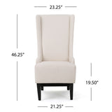 Callie High-back Fabric Dining Chair by Christopher Knight Home - 23.25" L x 28.75" W x 46.25" H