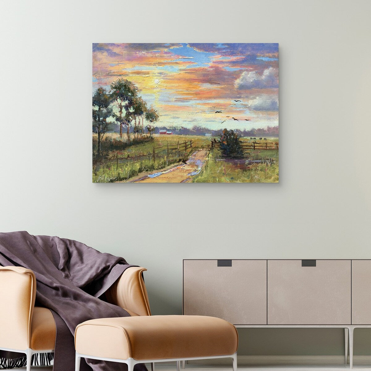 Calm After the Storm by Jennifer Stottle Taylor Canvas Art Print