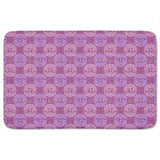 Calm Wood Purple Bath Mat - Multi-color