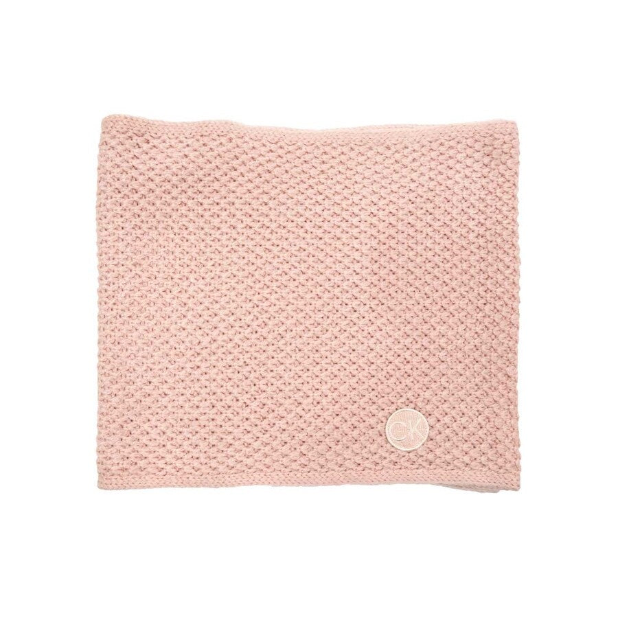 Calvin Klein Women's Basket Stitch Infinity Scarf (O/S, Blush) - O/S