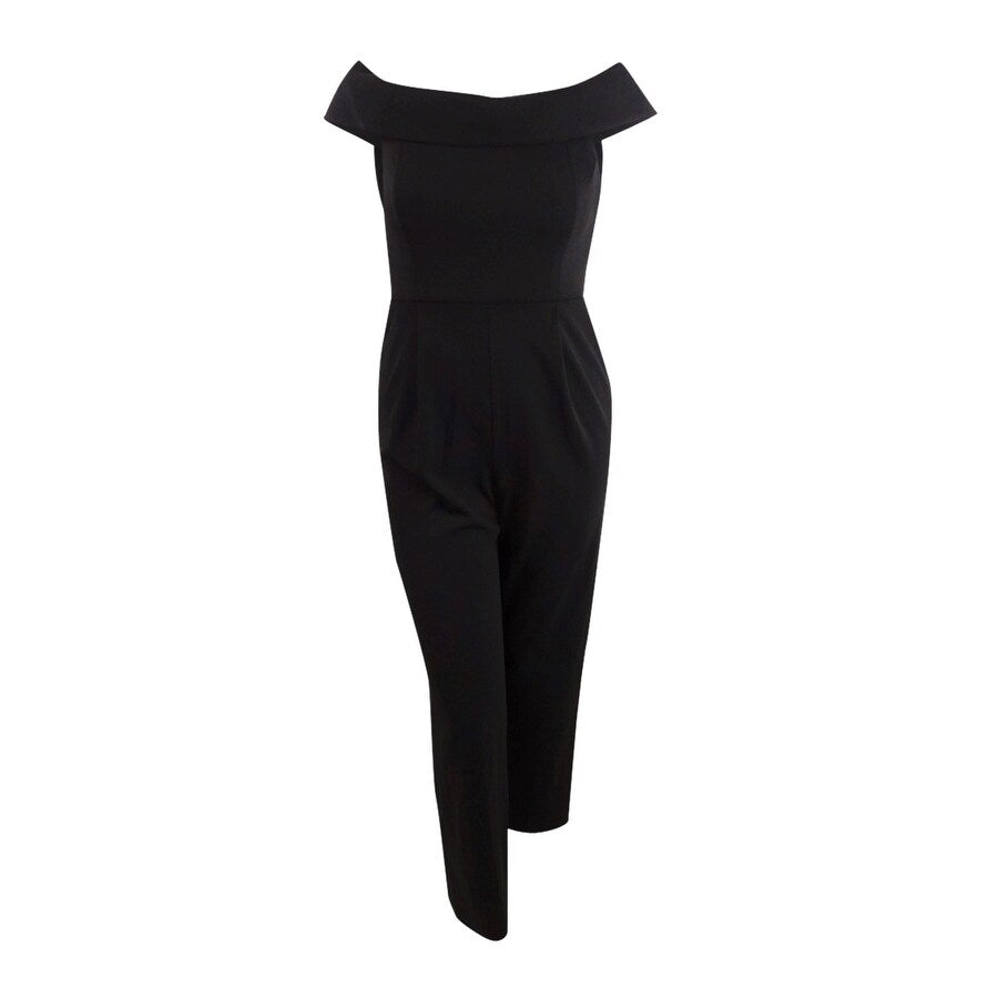 Calvin Klein Women's Off-The-Shoulder Jumpsuit