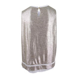 Calvin Klein Women's Plus Size Sleeveless Metallic Blouse