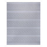 Gertmenian Calypso Biella Modern Bohemian Gray Flatweave Indoor/ Outdoor Area Rug