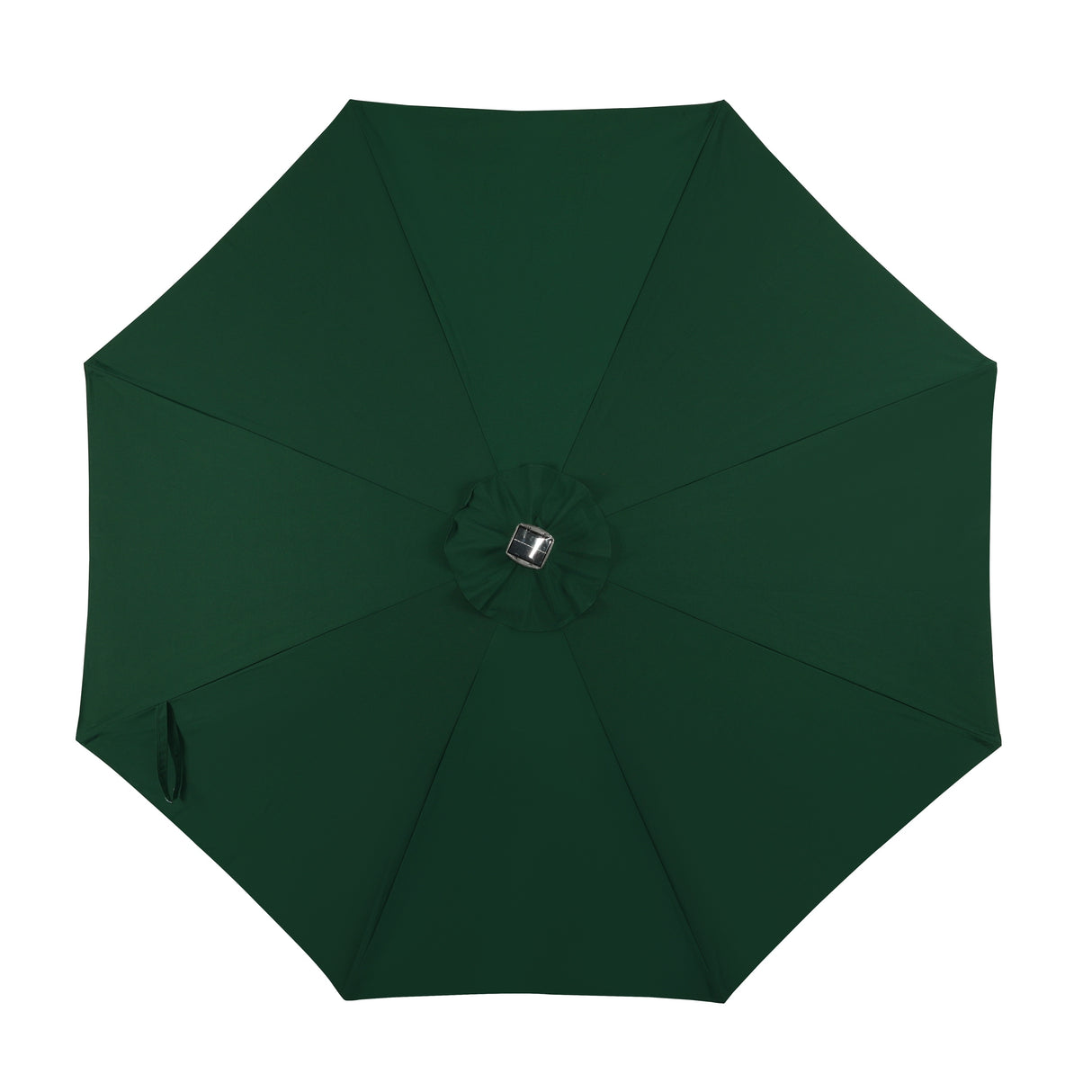 Island Umbrella Calypso II 11-ft Octagon Market Umbrella with Solar LED Strip Lights