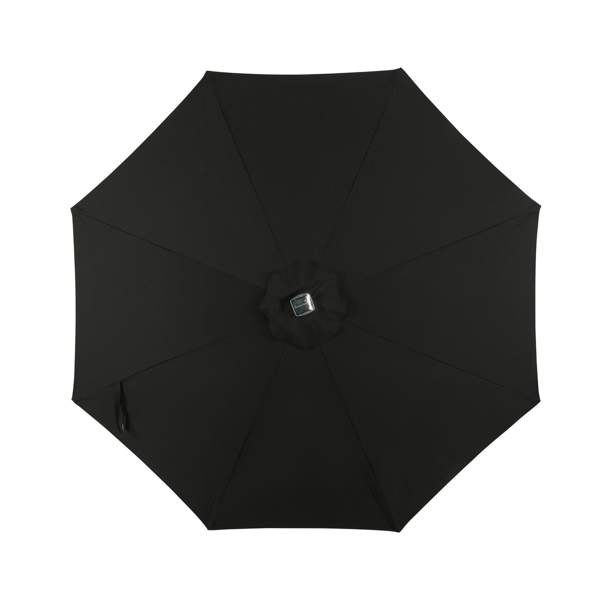 Island Umbrella Calypso II 11-ft Octagon Market Umbrella with Solar LED Strip Lights