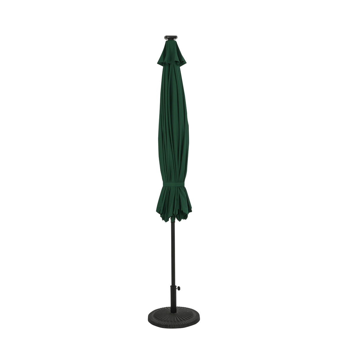 Island Umbrella Calypso II 11-ft Octagon Market Umbrella with Solar LED Strip Lights