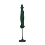 Island Umbrella Calypso II 11-ft Octagon Market Umbrella with Solar LED Strip Lights