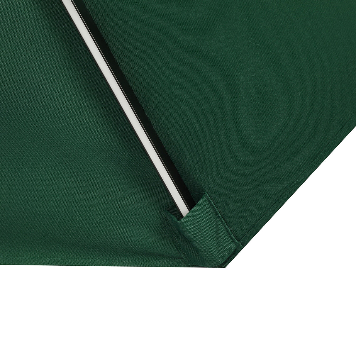 Island Umbrella Calypso II 11-ft Octagon Market Umbrella with Solar LED Strip Lights