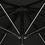 Island Umbrella Calypso II 11-ft Octagon Market Umbrella with Solar LED Strip Lights