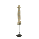 Island Umbrella Calypso II 11-ft Octagon Market Umbrella with Solar LED Strip Lights