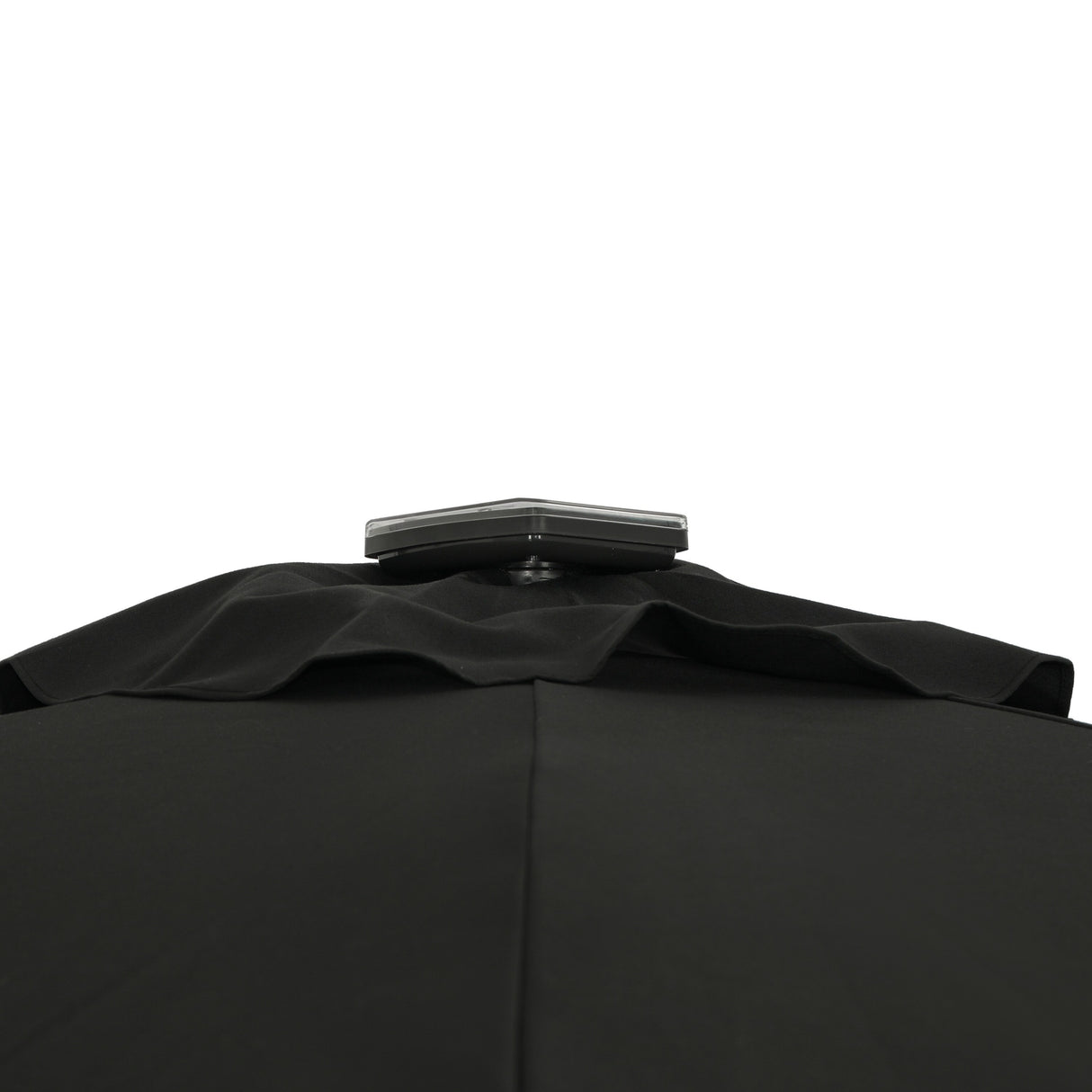 Island Umbrella Calypso II 11-ft Octagon Market Umbrella with Solar LED Strip Lights