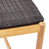 Cambria Wicker Bench by Christopher Knight Home