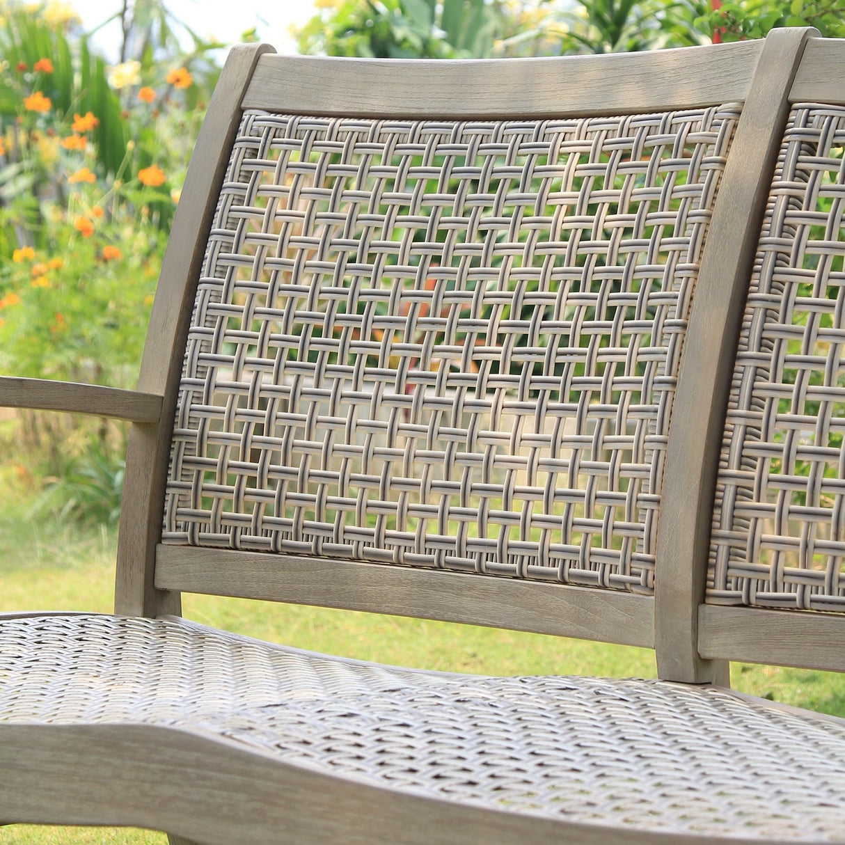 Cambridge Casual Zuma Teak Wicker Outdoor Sofa