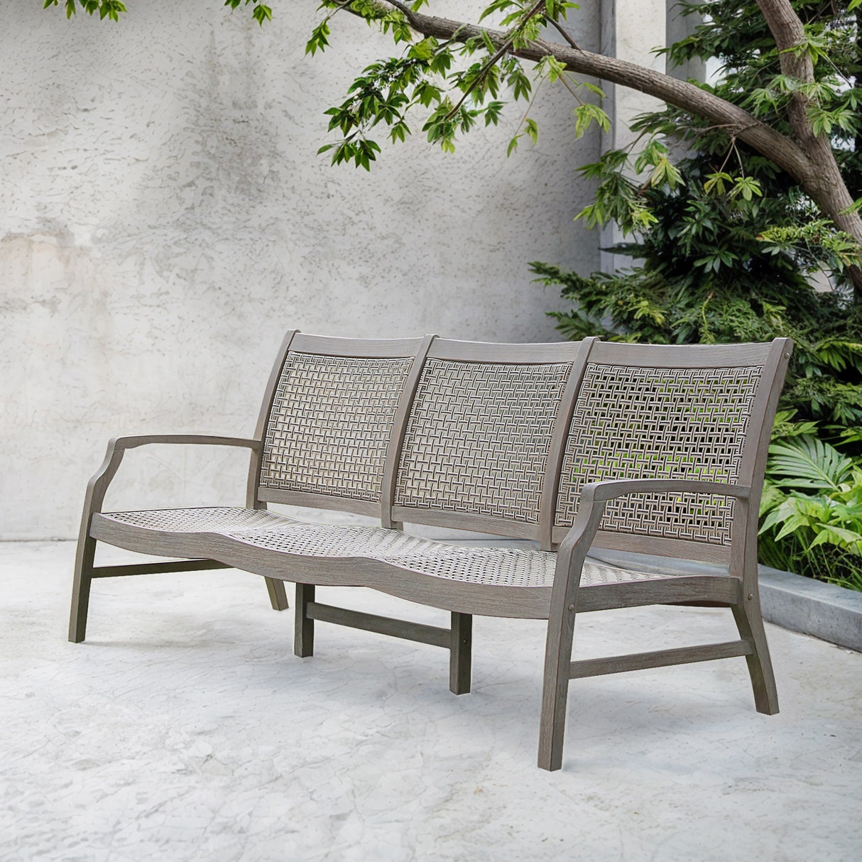 Cambridge Casual Zuma Teak Wicker Outdoor Sofa