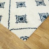 Camila Trellis Shag Area Rug