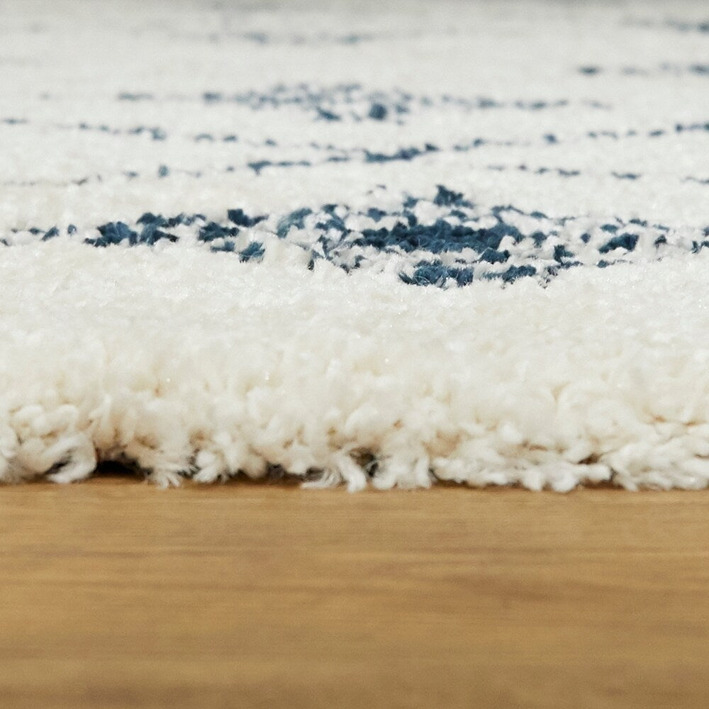 Camila Trellis Shag Area Rug