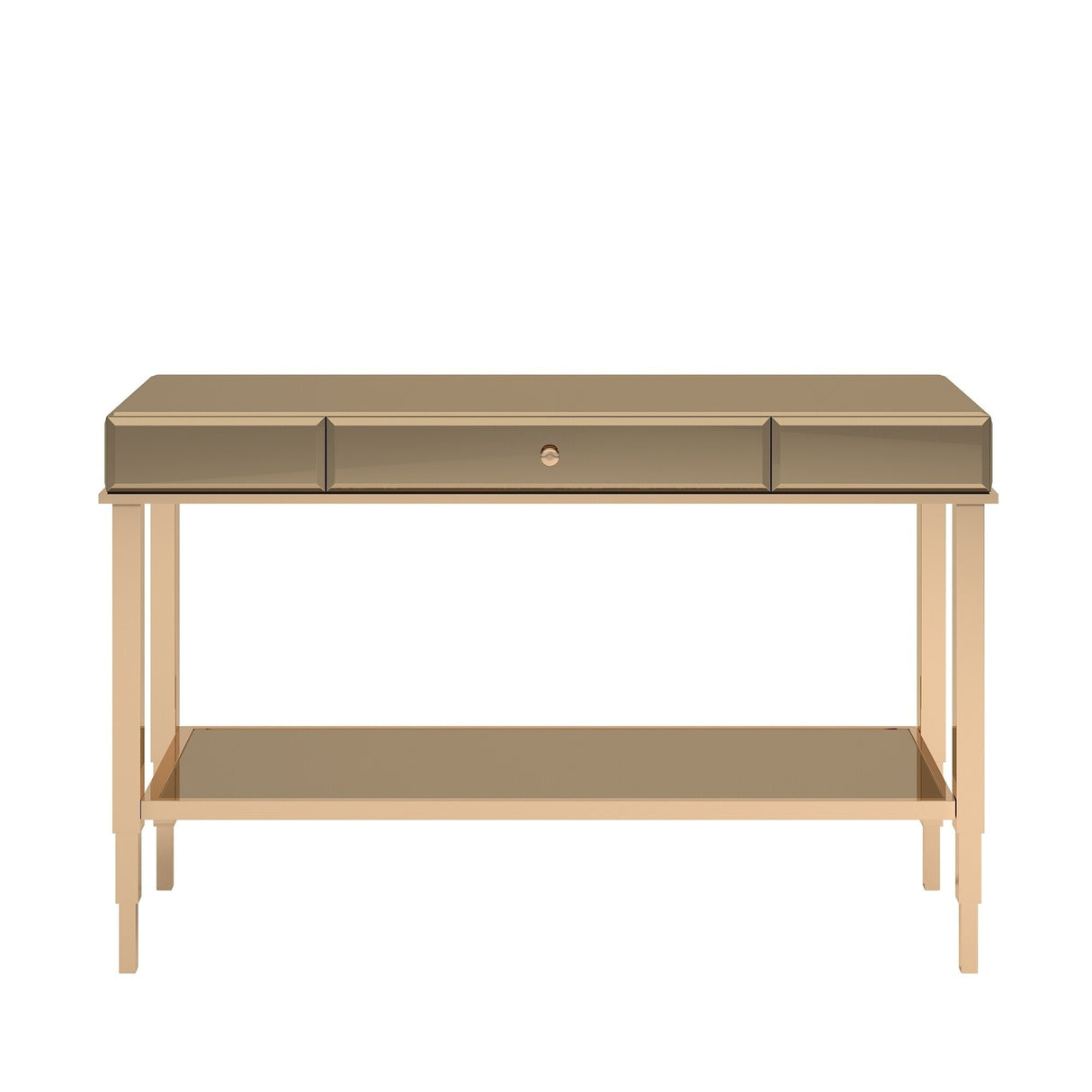 Camille Mirrored TV Stand Console Table with Drawer by iNSPIRE Q Bold