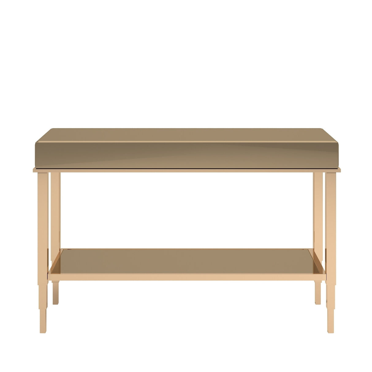 Camille Mirrored TV Stand Console Table with Drawer by iNSPIRE Q Bold