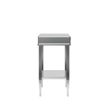 Camille Mirrored TV Stand Console Table with Drawer by iNSPIRE Q Bold