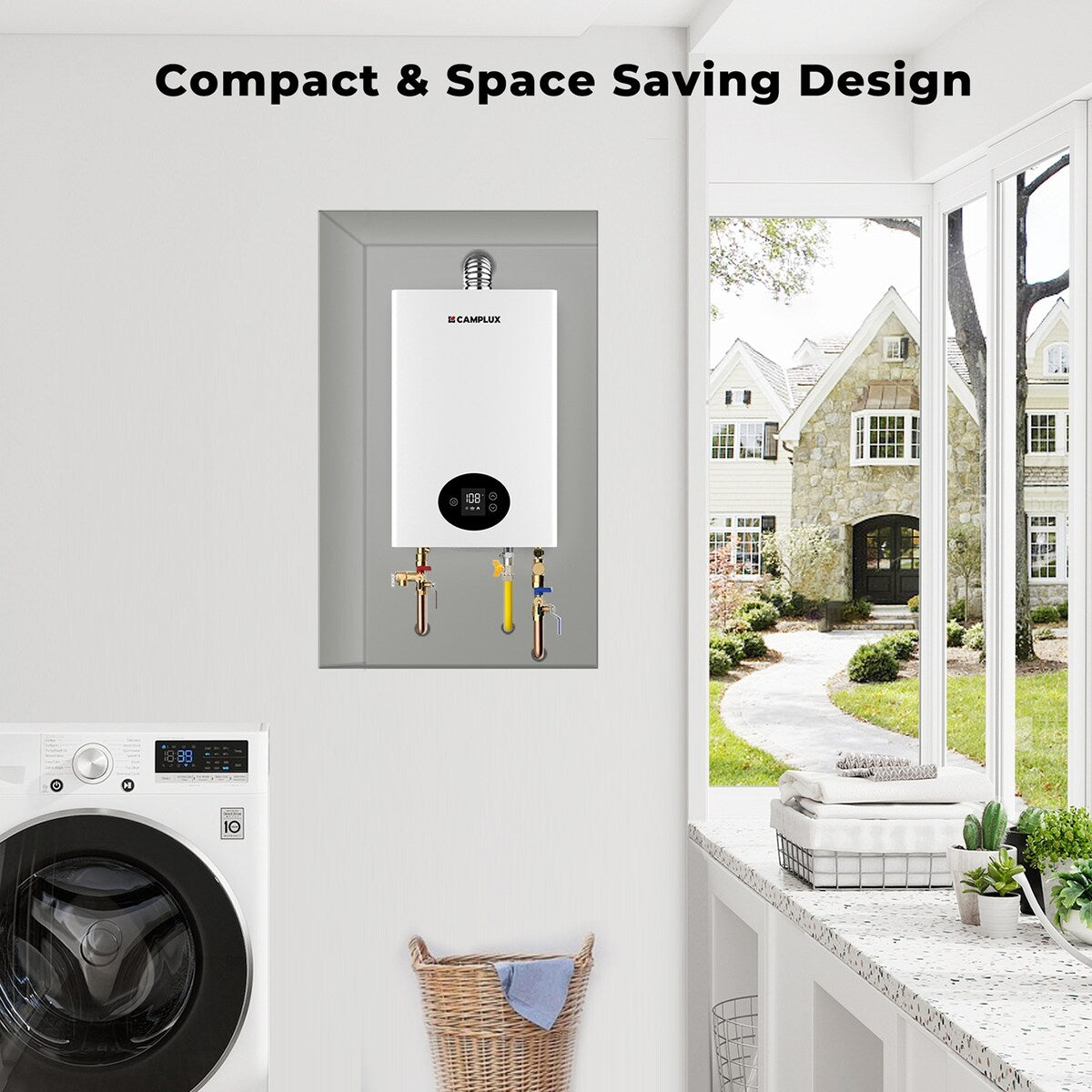 CAMPLUX CX Instant 4.2 GPM 102,000 BTU Indoor Propane Tankless Water Heater