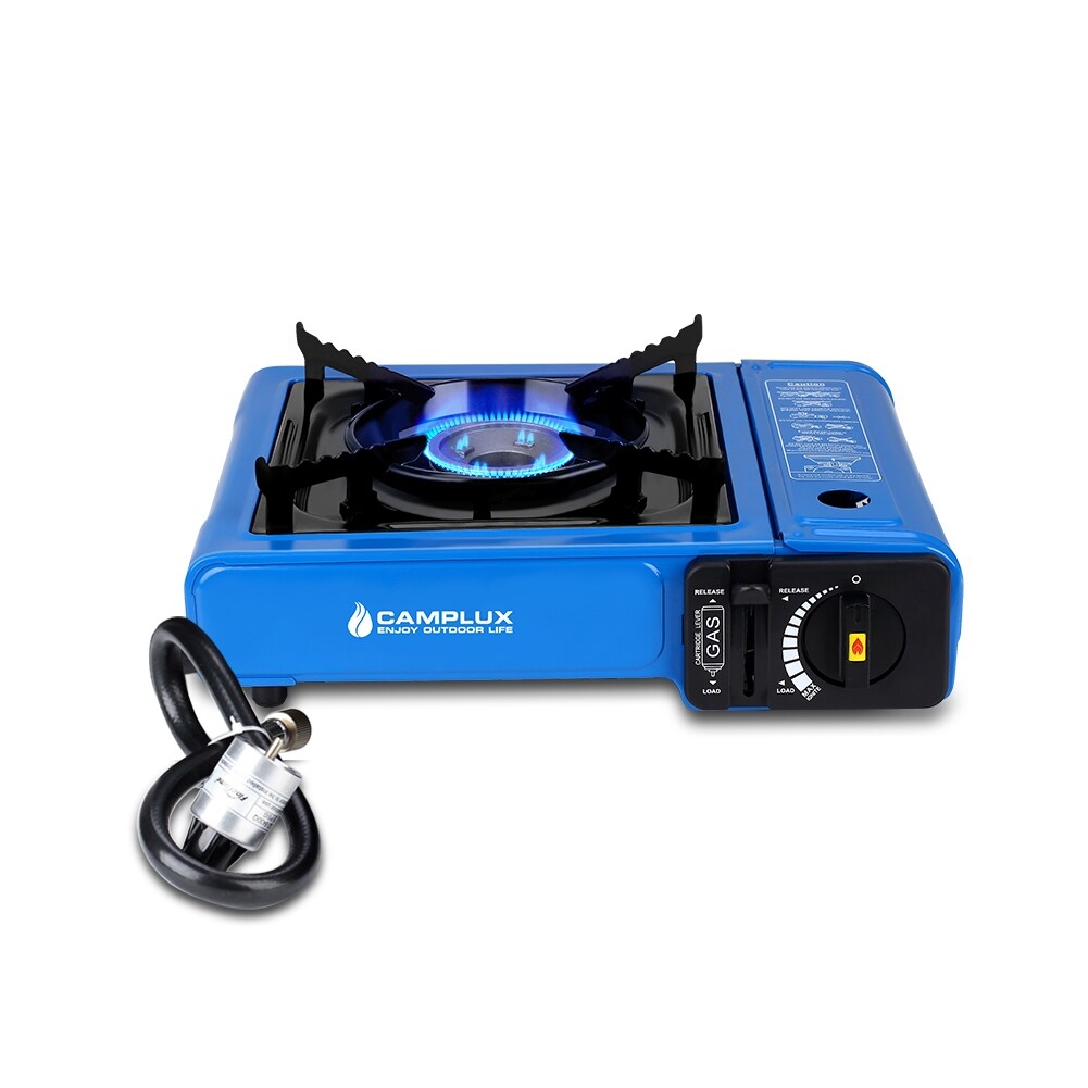 Camplux Dual Fuel (LP & Butane) Portable Camping Gas Stove Blue