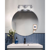 Carson Seeded Glass Vanity Light