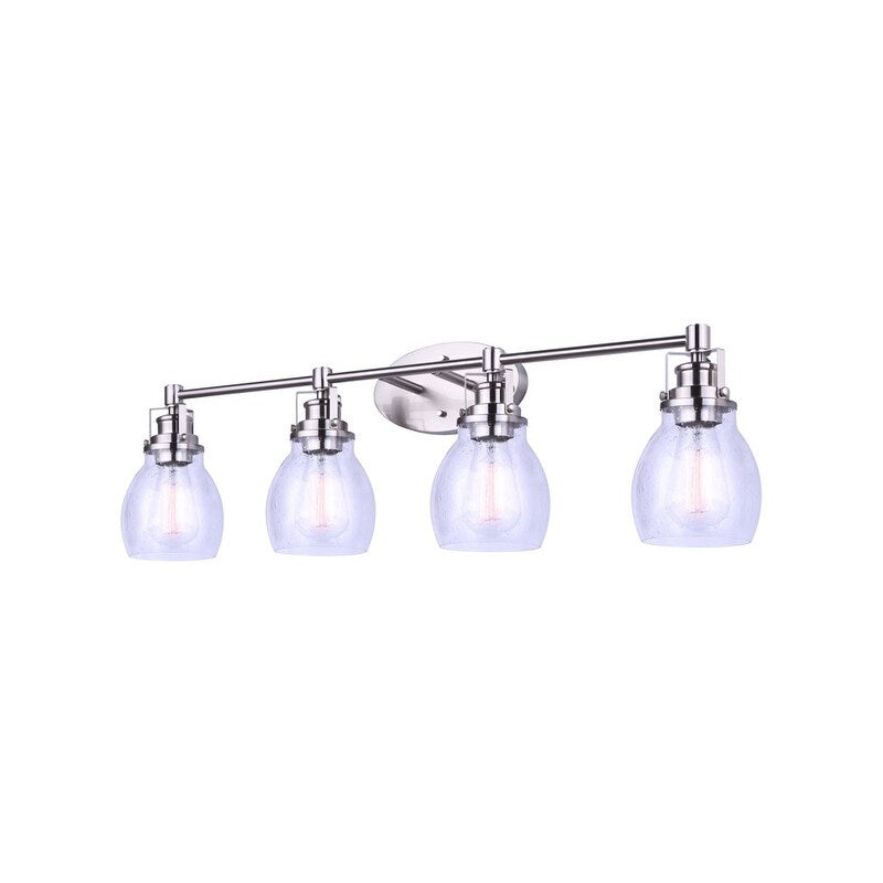 Carson Seeded Glass Vanity Light