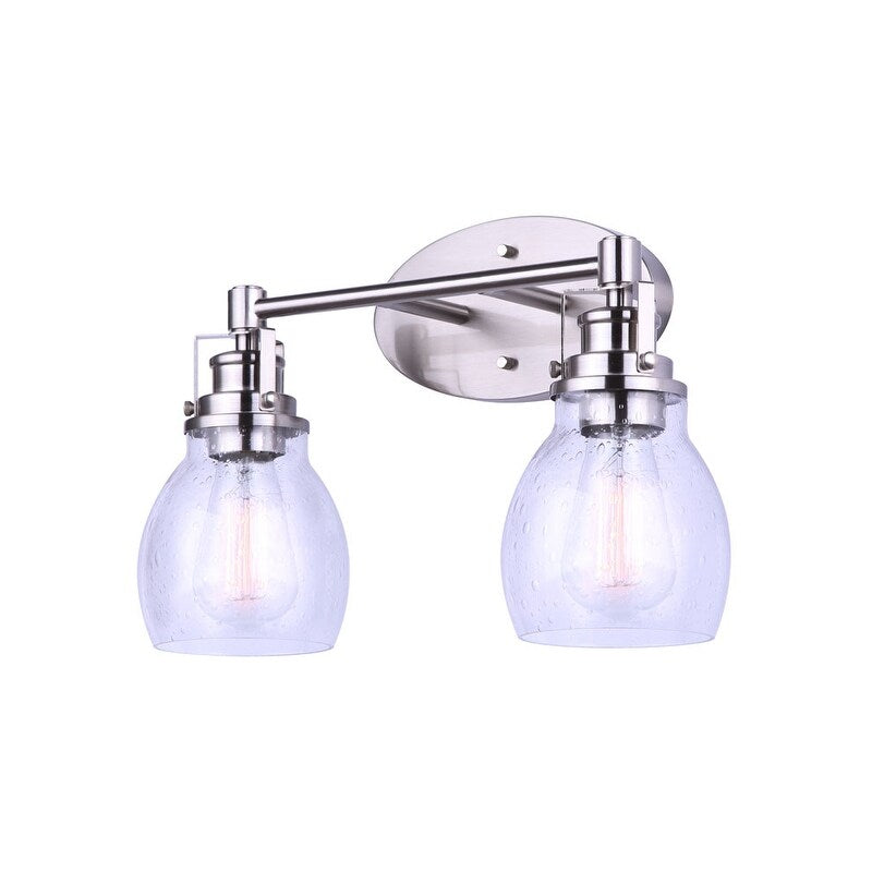 Carson Seeded Glass Vanity Light