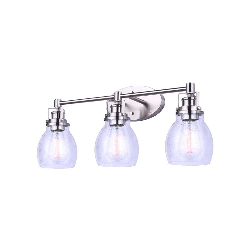 Carson Seeded Glass Vanity Light