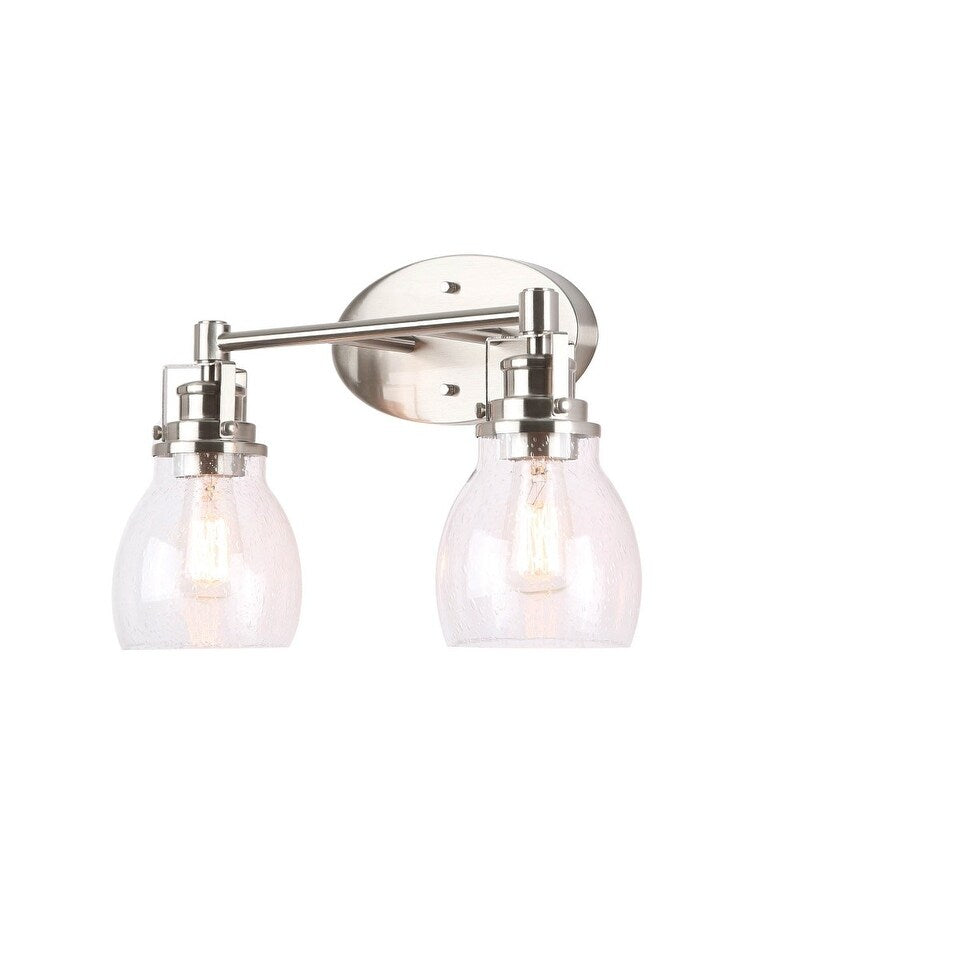 Carson Seeded Glass Vanity Light