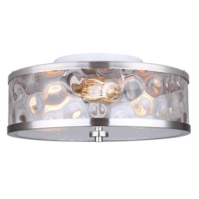 Canarm Cala 3 Light 16" Wide Flush Mount Drum Ceiling Fixture