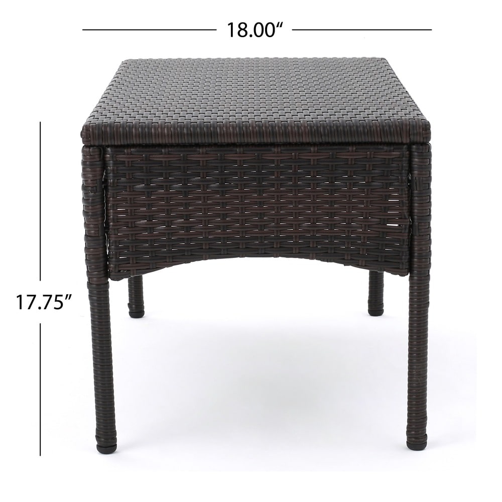 Cancun Outdoor 4-piece Wicker Chat Set by Christopher Knight Home