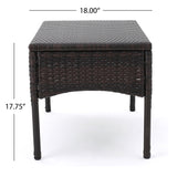 Cancun Outdoor 4-piece Wicker Chat Set by Christopher Knight Home