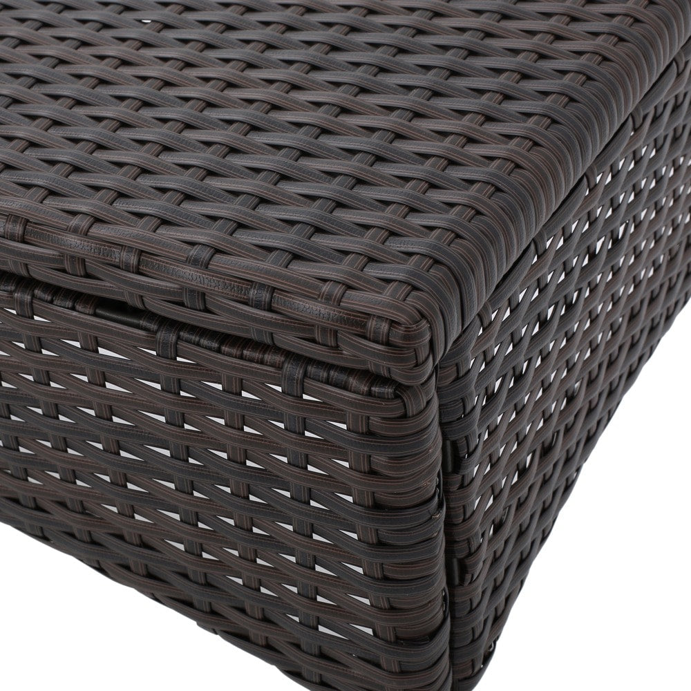 Cancun Outdoor 4-piece Wicker Chat Set by Christopher Knight Home