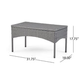 Cancun Outdoor 8 Seater Wicker Chat Set with Cushions by Christopher Knight Home