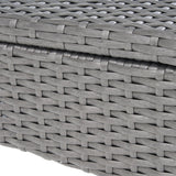 Cancun Outdoor 8 Seater Wicker Chat Set with Cushions by Christopher Knight Home