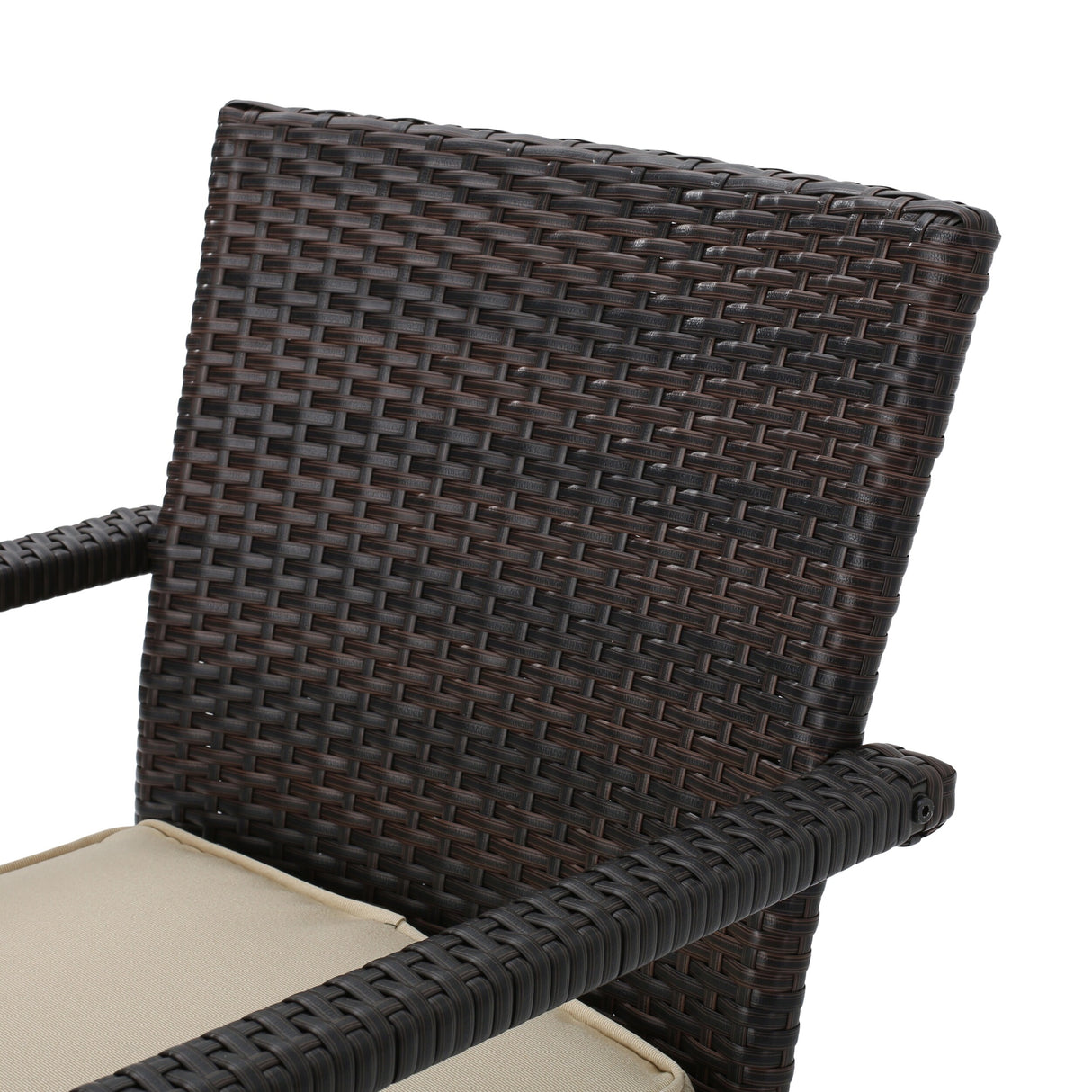 Cancun Outdoor 8 Seater Wicker Chat Set with Cushions by Christopher Knight Home