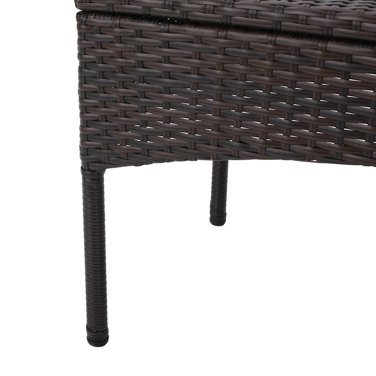 Cancun Outdoor 8 Seater Wicker Chat Set with Cushions by Christopher Knight Home