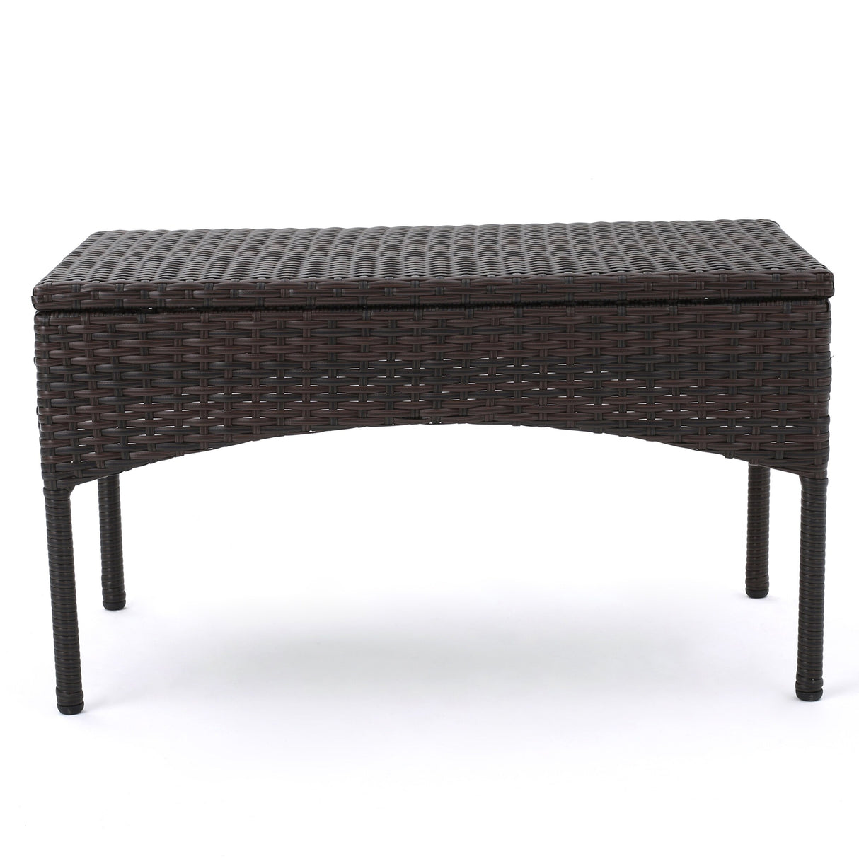 Cancun Outdoor 8 Seater Wicker Chat Set with Cushions by Christopher Knight Home