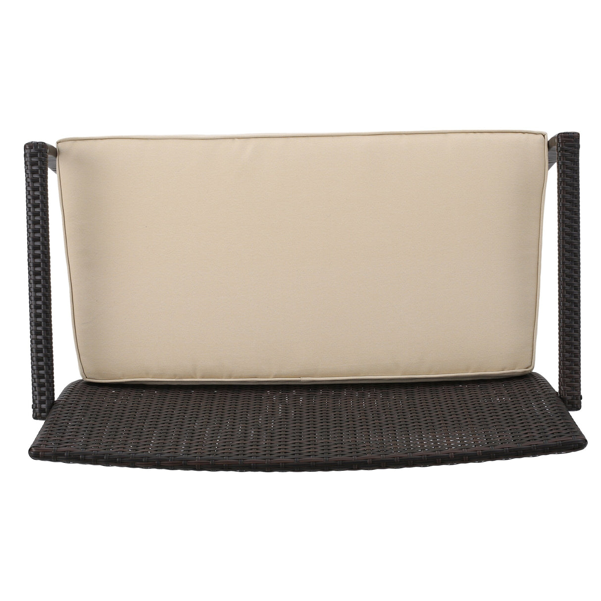 Cancun Outdoor 8 Seater Wicker Chat Set with Cushions by Christopher Knight Home