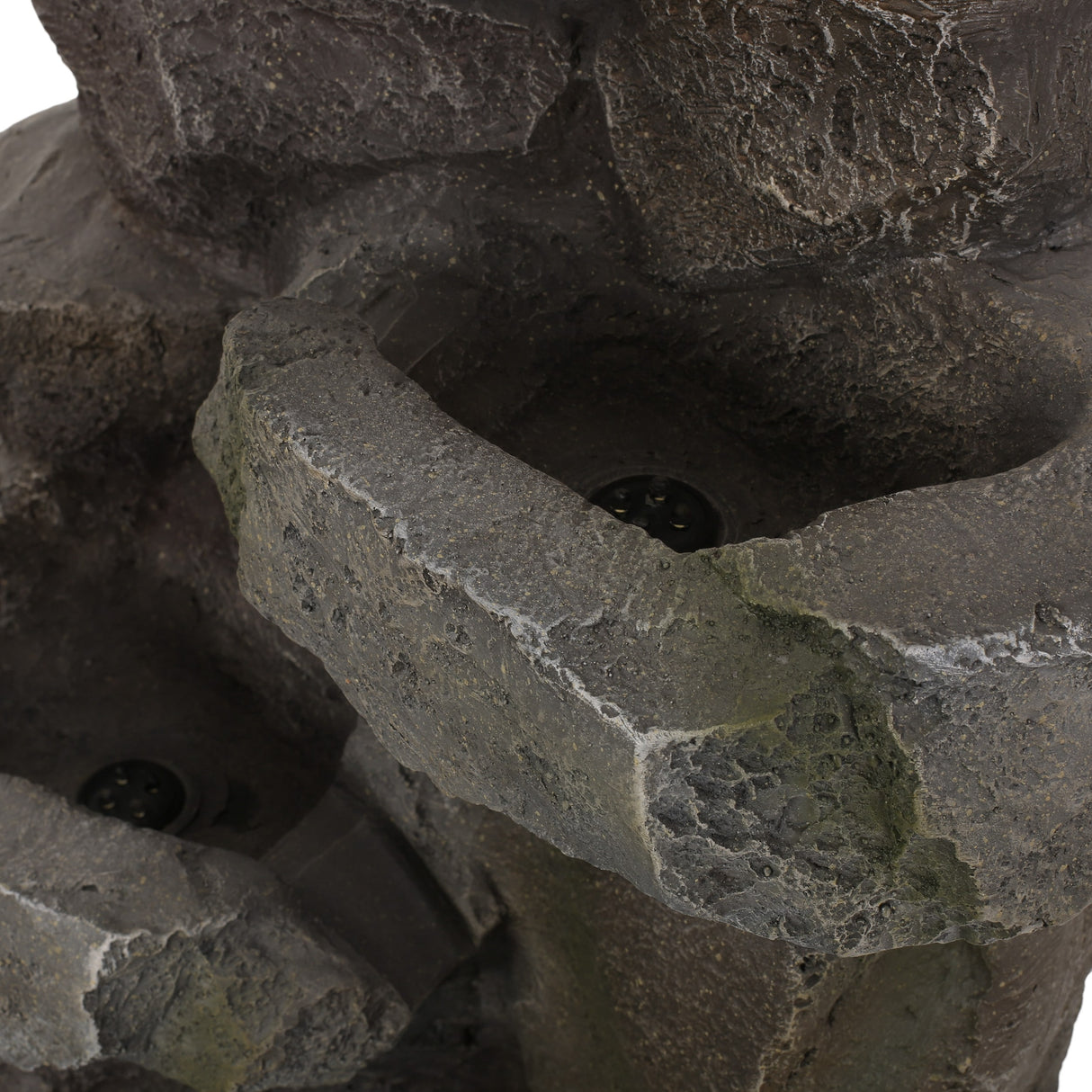 Candler Outdoor Tier Rock Fountain Outdoor 4 by Christopher Knight Home