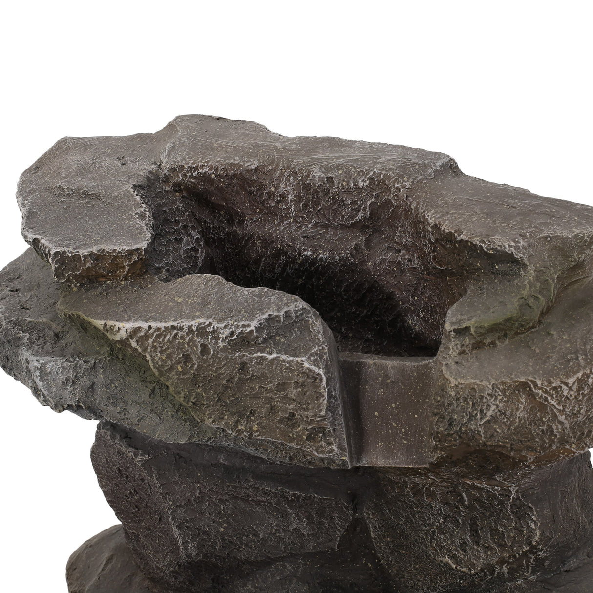 Candler Outdoor Tier Rock Fountain Outdoor 4 by Christopher Knight Home
