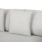 Canisbay Modern 3-seater Fabric Sofa by Christopher Knight Home - 82.75" W x 33.25" D x 35.25" H
