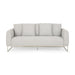 Canisbay Modern 3-seater Fabric Sofa by Christopher Knight Home - 82.75" W x 33.25" D x 35.25" H