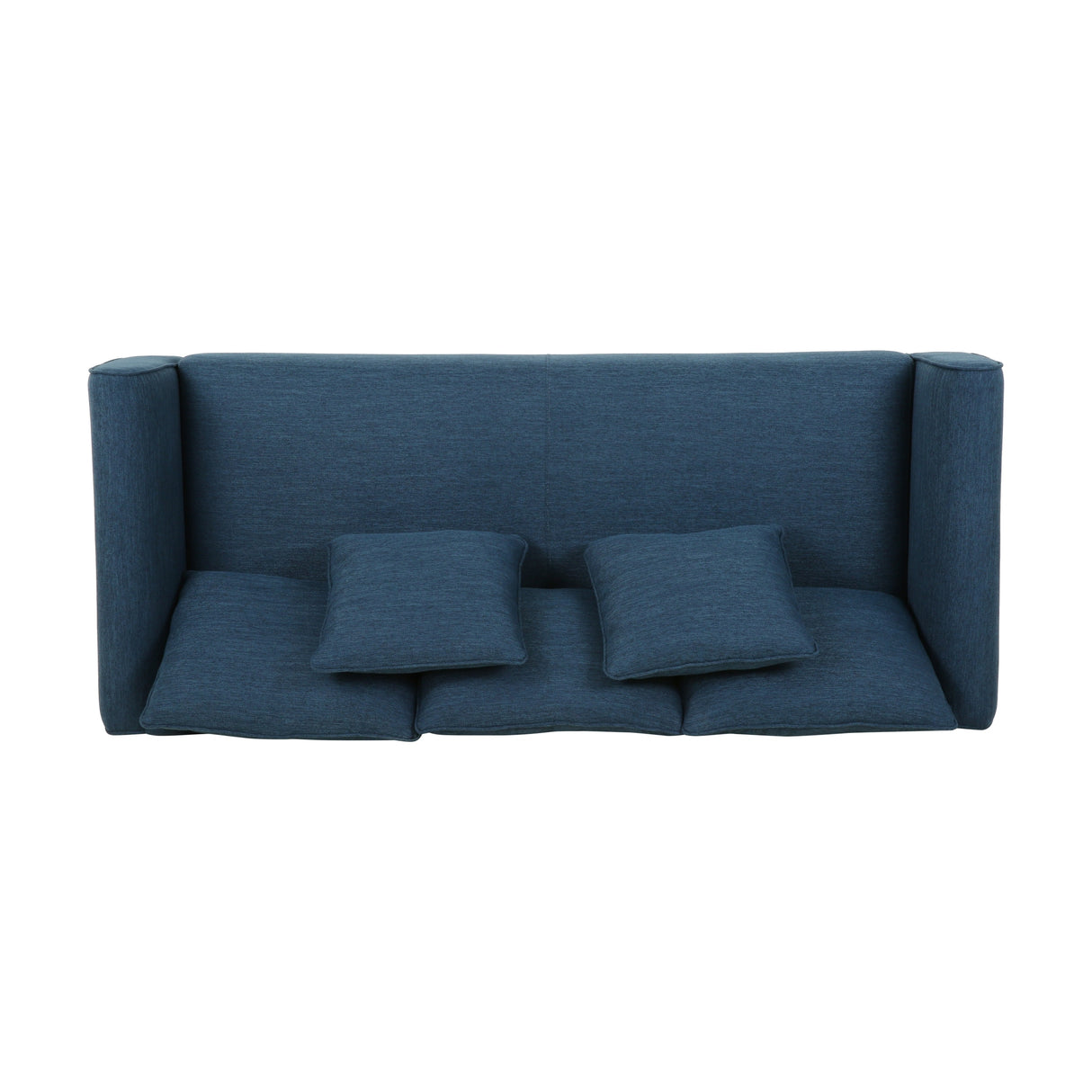 Canisbay Modern 3-seater Fabric Sofa by Christopher Knight Home - 82.75" W x 33.25" D x 35.25" H