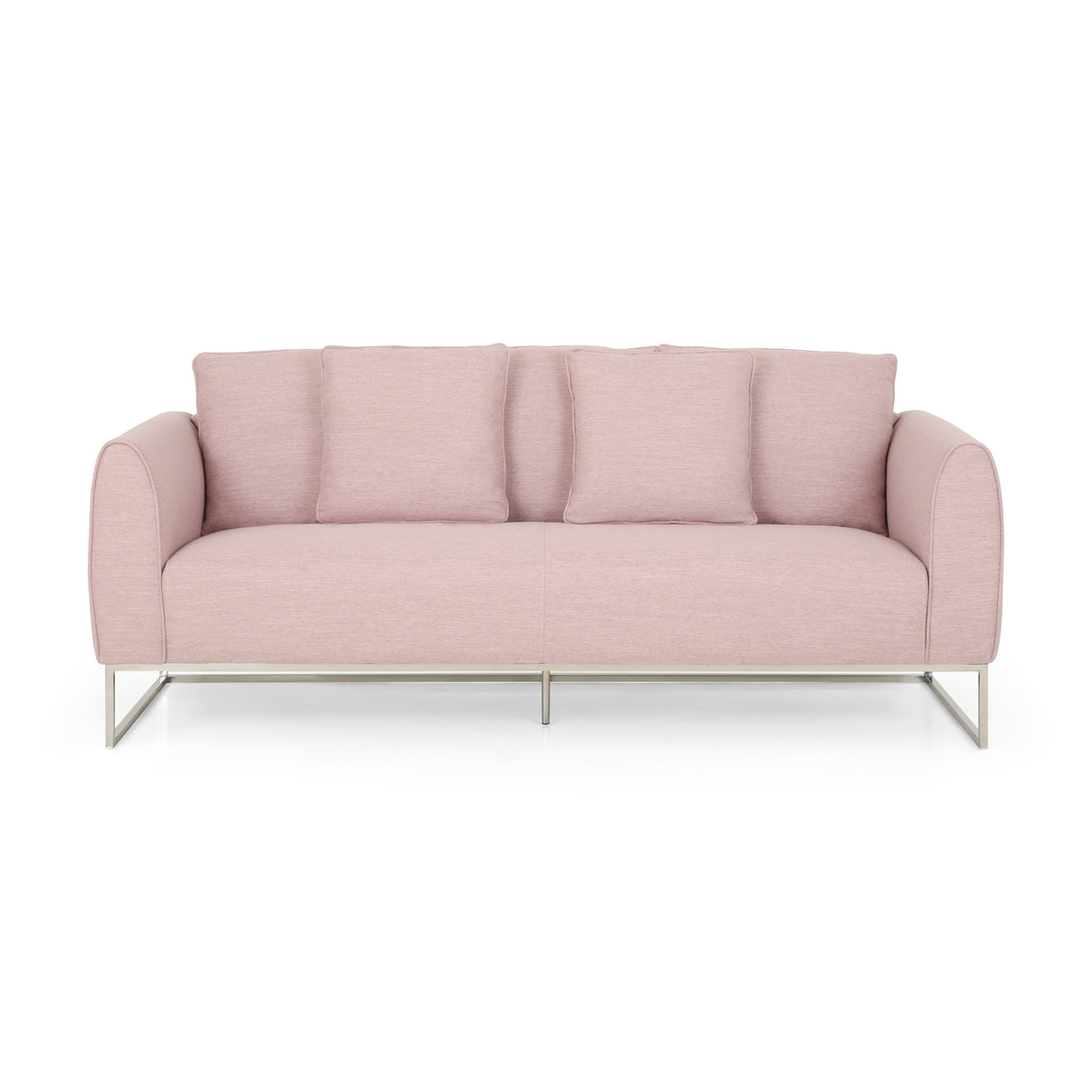 Canisbay Modern 3-seater Fabric Sofa by Christopher Knight Home - 82.75" W x 33.25" D x 35.25" H